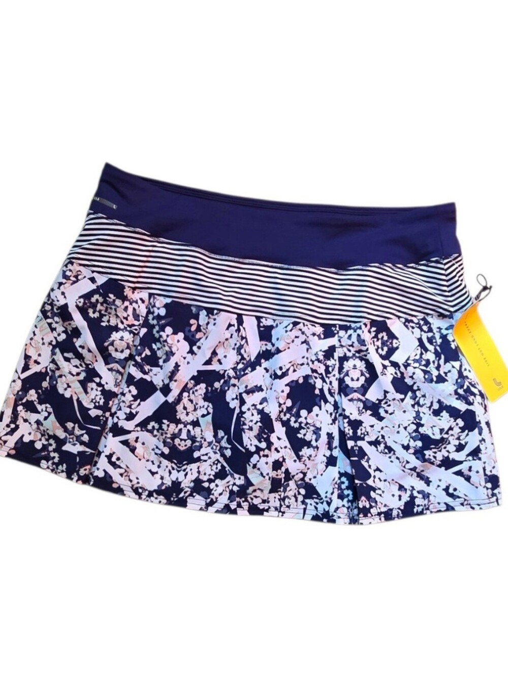 Lole Tennis Justine Skort NWT sz L Blue in Bloom Athletic Pickleball Skirt